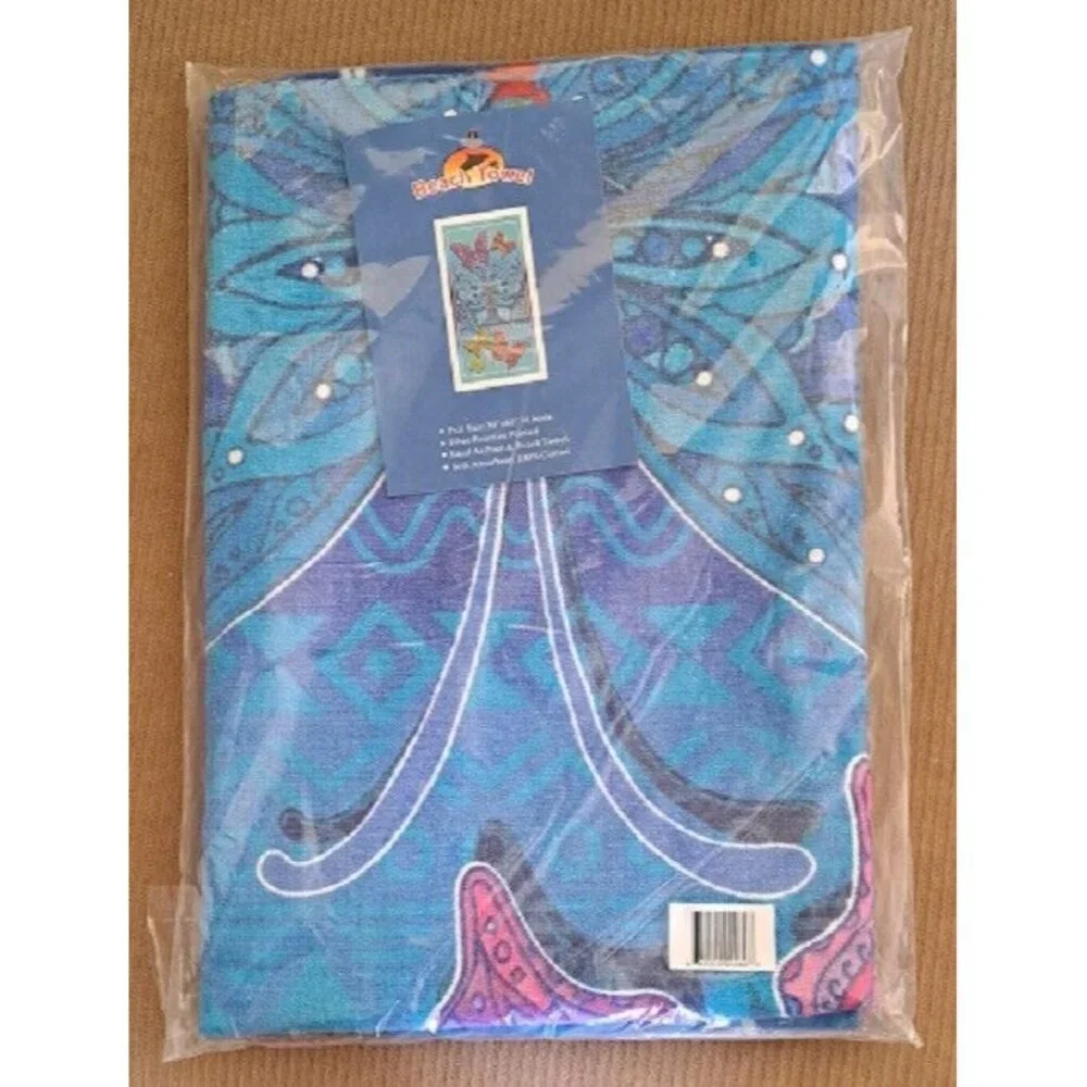 New Blue Butterfly Towel Cotton Bath Beach Pool GIFT 30x60 Butterflies Pink Red